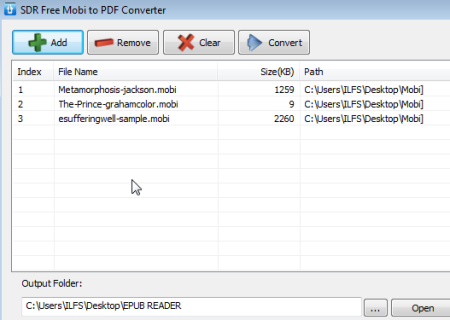 convert mobi to pdf for mac
